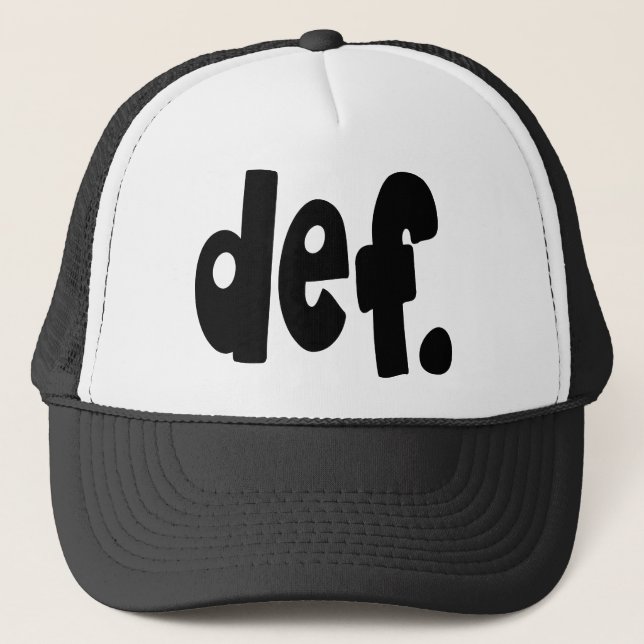 Gorra De Camionero def. (Anverso)