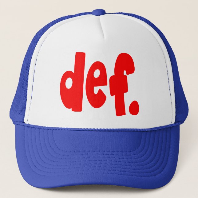 Gorra De Camionero def. (Anverso)