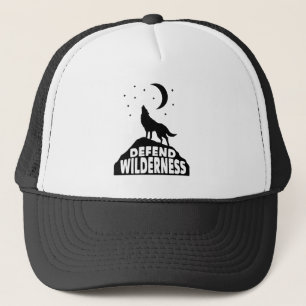 Gorra De Camionero Defender Wilderness Wolf Moon