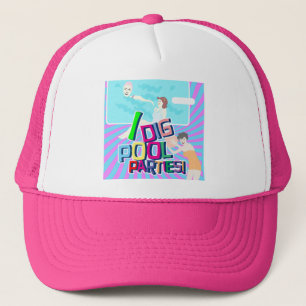Gorra De Camionero ¡Defiendo Fiestas De Piscina!