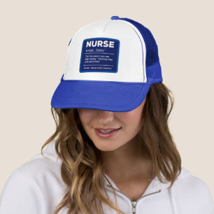 Gorra De Camionero Definición de enfermera sarcástica: Sostén Mi Cerv