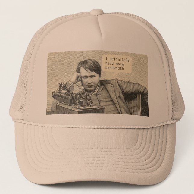 Gorra De Camionero Definitivamente Necesito Más Ancho De Banda (Anverso)