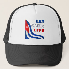 Gorra De Camionero Deja que Cuba Viva