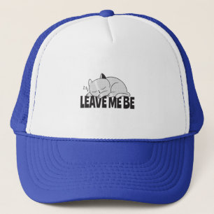 Gorra De Camionero Déjame ser un gato holgazán