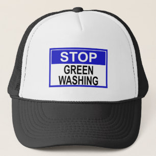 Gorra De Camionero Dejar de lavar el Rótulo