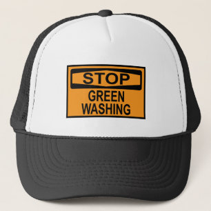 Gorra De Camionero Dejar de lavar el Rótulo