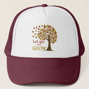 Gorra De Camionero Dejar Ir Y Cultivar Árbol