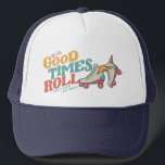 GORRA DE CAMIONERO DEJAR QUE LOS BUENOS TIEMPOS ROLLEN EL SKATE RETRO<br><div class="desc">Diseño vintage y divertido del patinaje de patinaje sobre patines - Dejar que pase el tiempo viejo para cualquiera que ame sus patines. Este diseño también está disponible en diferentes productos, incluyendo pegatinas, tazas, polos, estuches de teléfono y más! Para comprar este diseño, elija su producto favorito, haga clic en...</div>