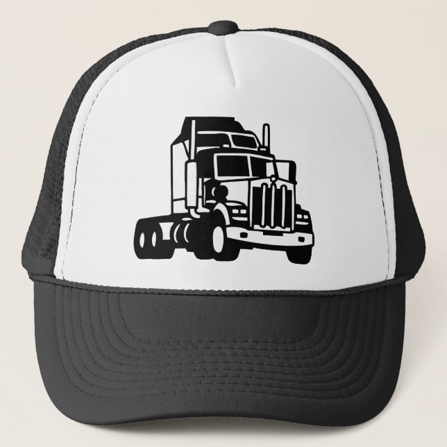 Gorra De Camionero Del CAMIÓN americano del camionero del remolque (Anverso)