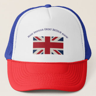 Gorra De Camionero Delantal - Bandera Union Jack con declaración inge