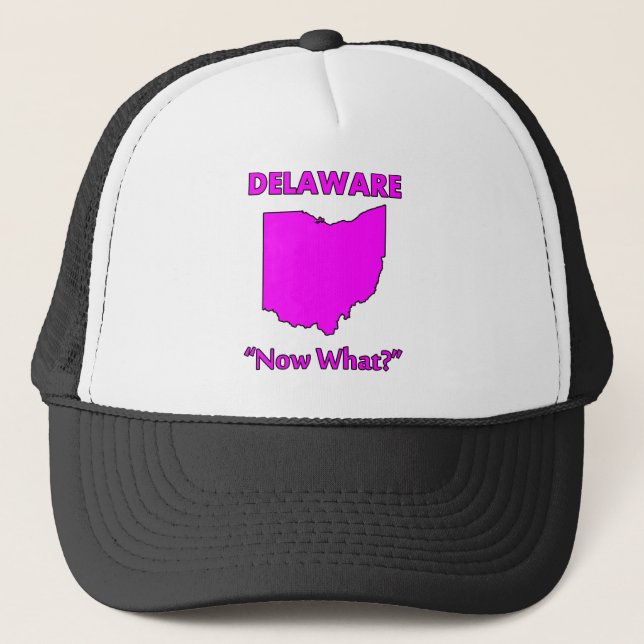 Gorra De Camionero Delaware - ¿Ahora qué? (Anverso)