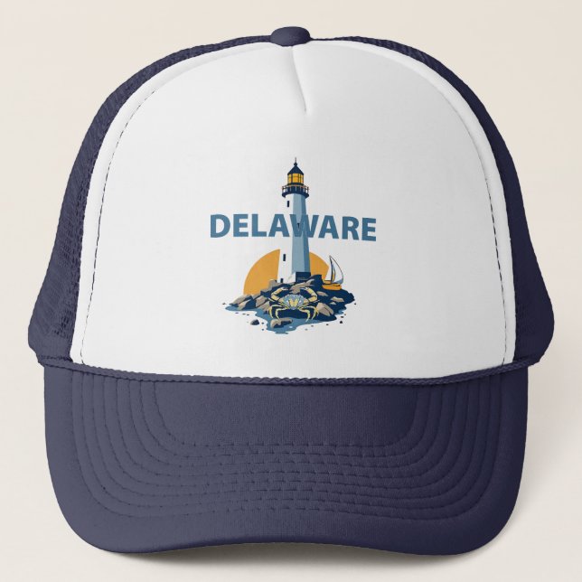 Gorra De Camionero Delaware (Estados Unidos de América) (Anverso)