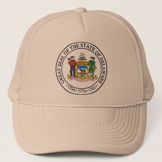 Gorra De Camionero Delaware, los E.E.U.U. (Anverso)