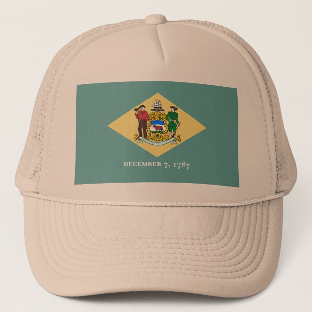 Gorra De Camionero Delaware State Flag Design (Anverso)