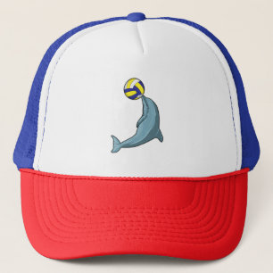 Gorra De Camionero Delfín con voleibol