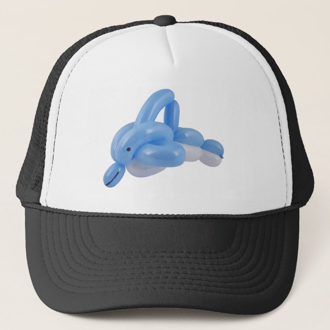 Gorra De Camionero Delfín del globo (Anverso)