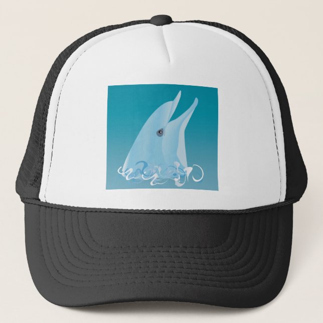 Gorra De Camionero Delfín feliz (Anverso)