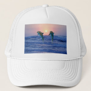 Gorra De Camionero Delfines al amanecer