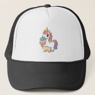 Gorra De Camionero Delicia de Unicornio de Helado (1)
