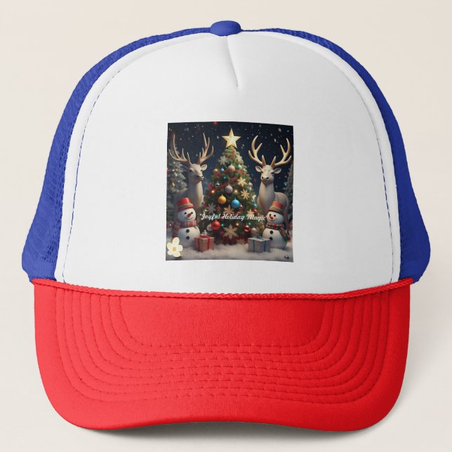 Gorra De Camionero "Delicias festivas coloridas" (Anverso)