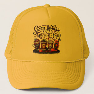 Gorra De Camionero ¡Delicioso café de Halloween para refrescos espumo