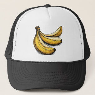 Gorra De Camionero Delicioso Plátano Hermoso