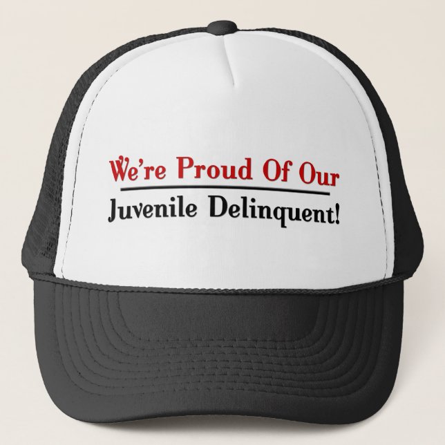 Gorra De Camionero Delincuente juvenil (Anverso)