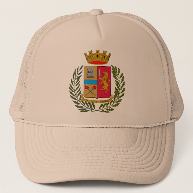 Gorra De Camionero Della Polizia di Stato, Italia de Stemma (Anverso)