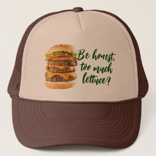 Gorra De Camionero Demasiada carne lechuga-anti vegana-vegetariana