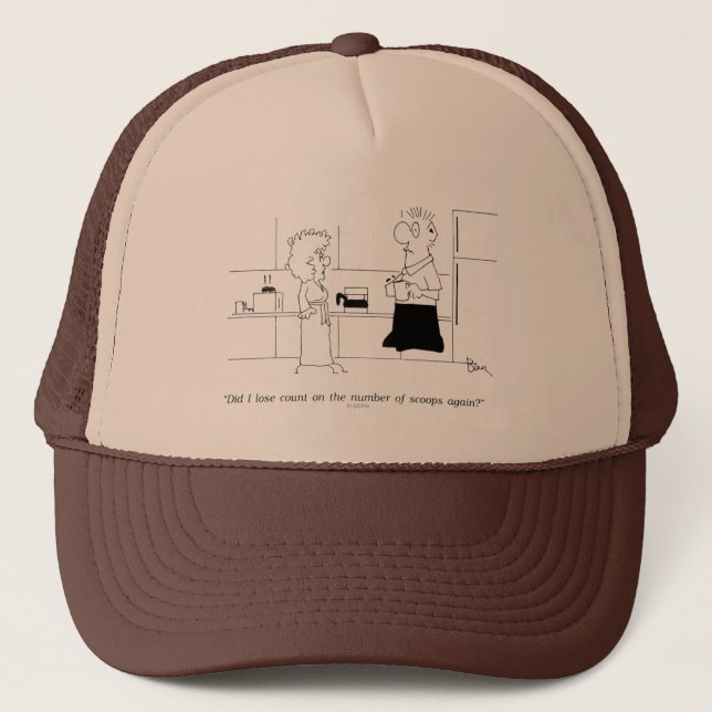 Gorra De Camionero Demasiado café (Anverso)
