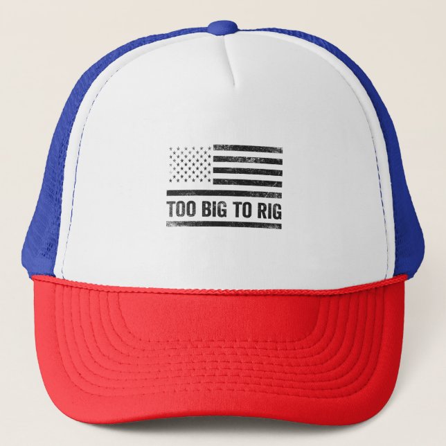 Gorra De Camionero Demasiado grande para irritar a graciosos republic (Anverso)