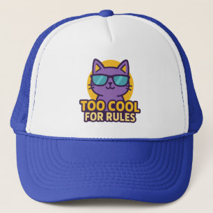 Gorra De Camionero Demasiado Guay para la Personalizado de reglas de 