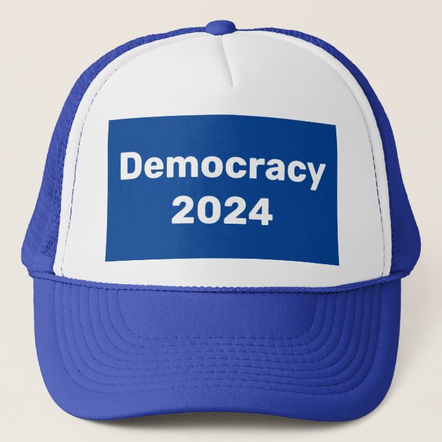 Gorra De Camionero Democracia 2024 Elecciones Presidenciales (Anverso)