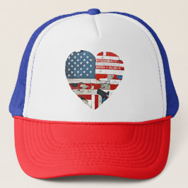 Gorra De Camionero Democracia Defiéndela O Piérdela bandera vintage d