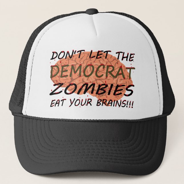 Gorra De Camionero Democrat Zombies (Anverso)