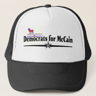 GORRA DE CAMIONERO DEMÓCRATAS PARA MCCAIN