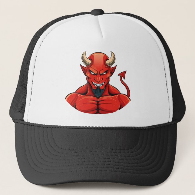 Gorra De Camionero Demonio  (Anverso)
