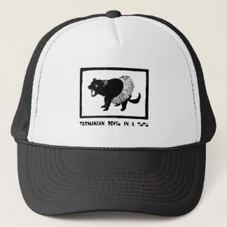 Gorra De Camionero Demonio de Tasmania en un Tutu