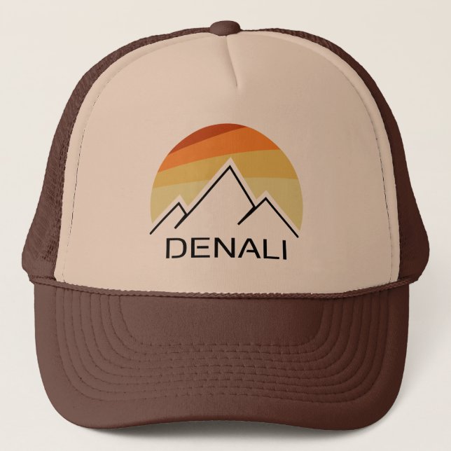 Gorra De Camionero Denali Alaska Retro (Anverso)