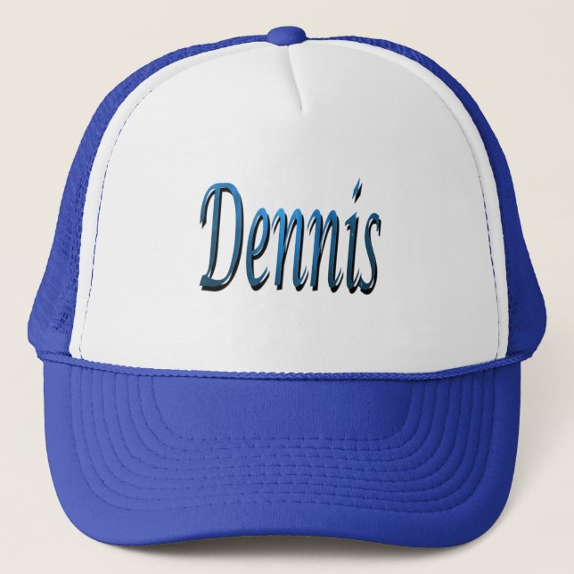 Gorra De Camionero Dennis Name Nombres de los niños (Anverso)