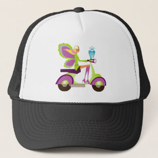 Gorra De Camionero Dentift Gift Cute Tooth Fairy Scooter Chica