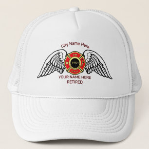 Gorra De Camionero Departamento de Bomberos   Escuadrón de rescate   