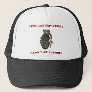 Gorra De Camionero Departamento de denuncia