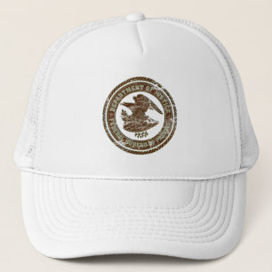 Gorra De Camionero Departamento de Justicia Águila