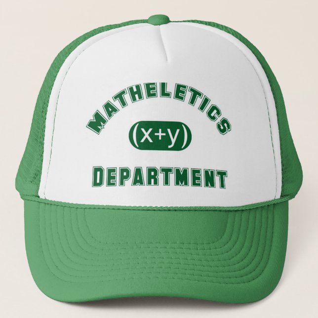 Gorra De Camionero Departamento de matemáticas (Anverso)