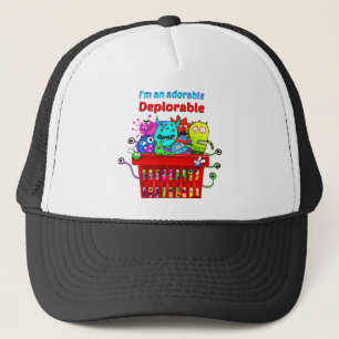 Gorra De Camionero Deplorable adorable, cesta de Deplorables
