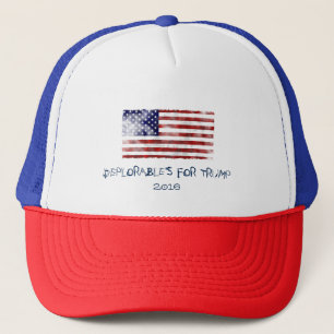 GORRA DE CAMIONERO DEPLORABLES PARA EL TRIUNFO