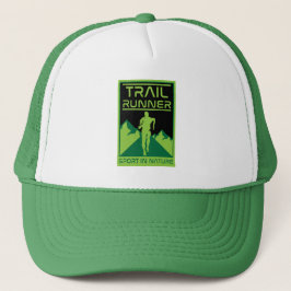 Gorra De Camionero Deporte en pista en la naturaleza