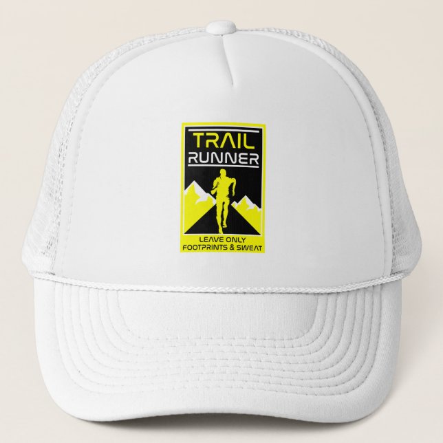 Gorra De Camionero Deporte en pista en la naturaleza (Anverso)