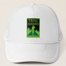 Gorra De Camionero Deporte en pista en la naturaleza